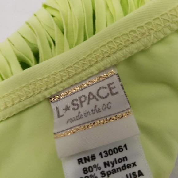 l*space L * Space Swim Swimsuit Fringe Audrey Halter & Bikini Set S - Picture 6 of 9